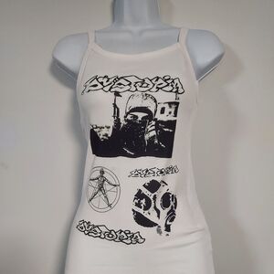 Dystopia tank top Dystopia shirt slipknot shirt numetal deftones ribbed tank